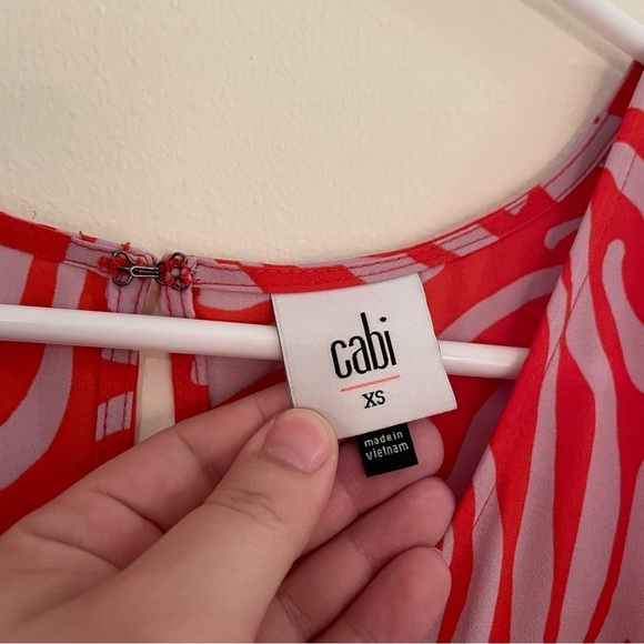 Cabi Saunter Dress Faux Wrap Dress Size Xsmall - Picture 8 of 10